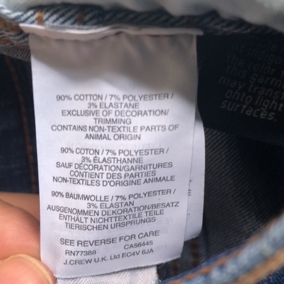 Madewell 10" High-Rise Skinny Jeans: Drop-Hem Edition Sz 25 - Picture 11 of 14